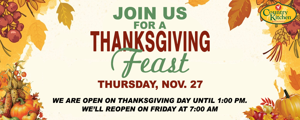 Thanksgiving promo dinner